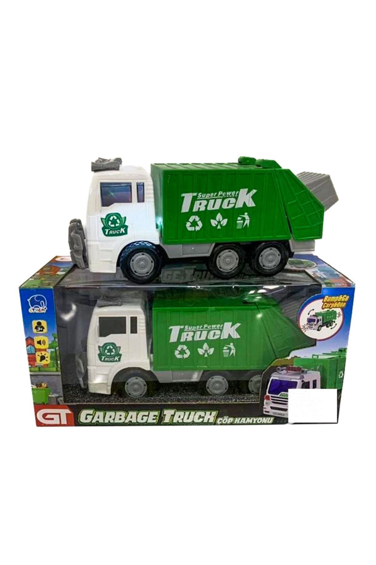 Pille Çalışan Çöp Arabası - Mavi Su Dünyası