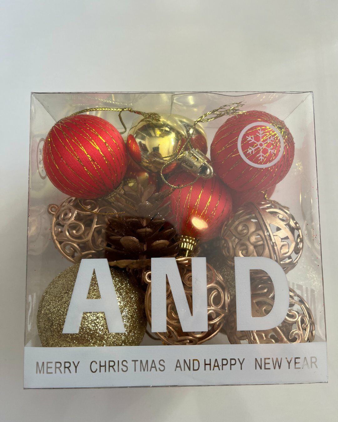 Yılbaşı Süsü 28' li Karışık Süsler 28 Adet Set