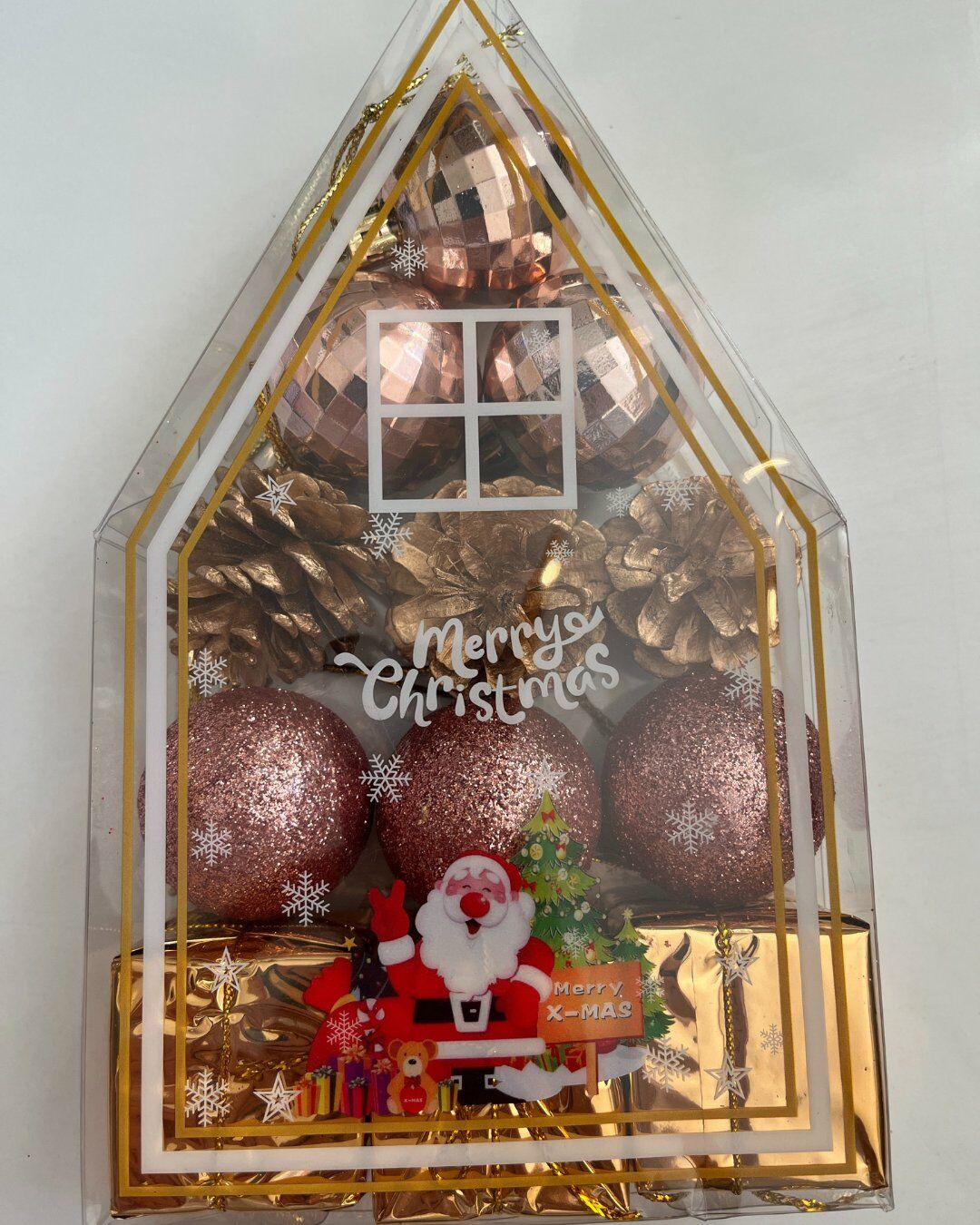 Yılbaşı Süsü 12' li 10 Cm Karışık 12 Adet Set