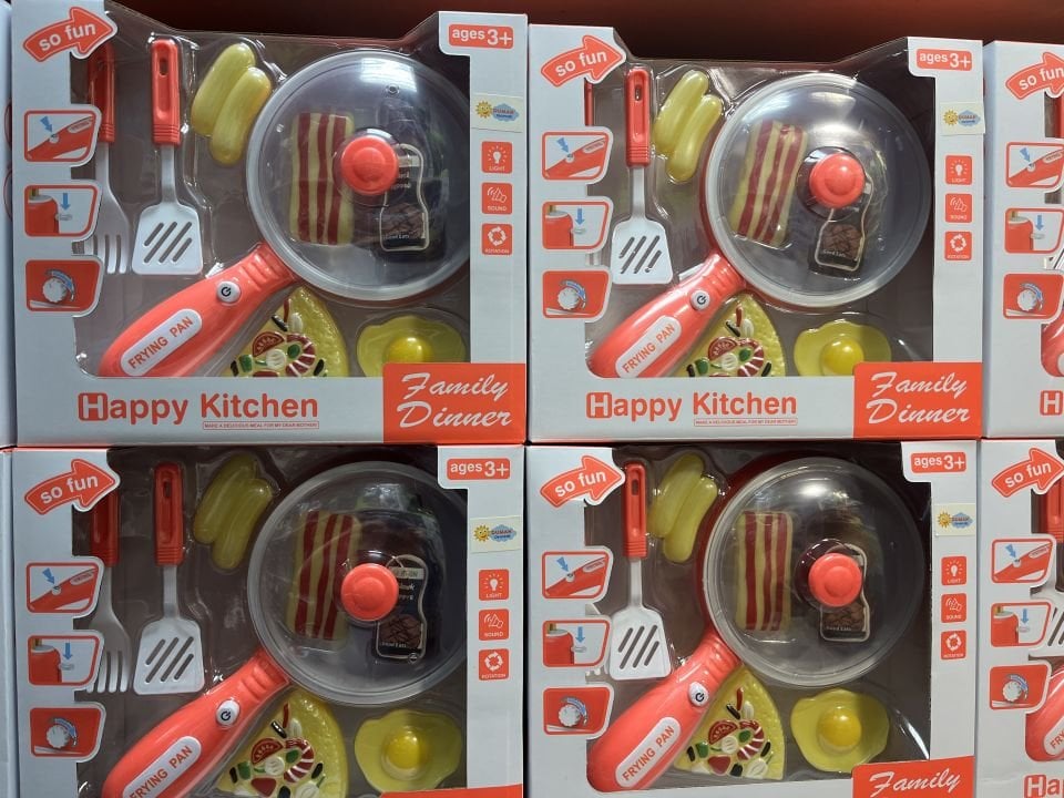 Pilli Işıklı Müzikli Kızartma Tavası Oyun Seti