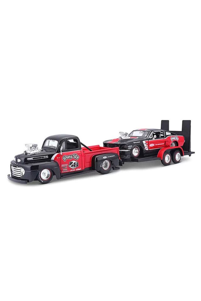 Design Elite Transport Ford 1948 F1 Pick Up + 1967 Mustang GT - Mavi Su Dünyası
