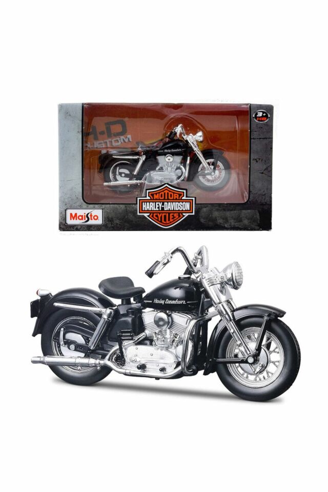 Harley Davidson Motorsiklet 1:18 Ölçekli - Mavi Su Dünyası