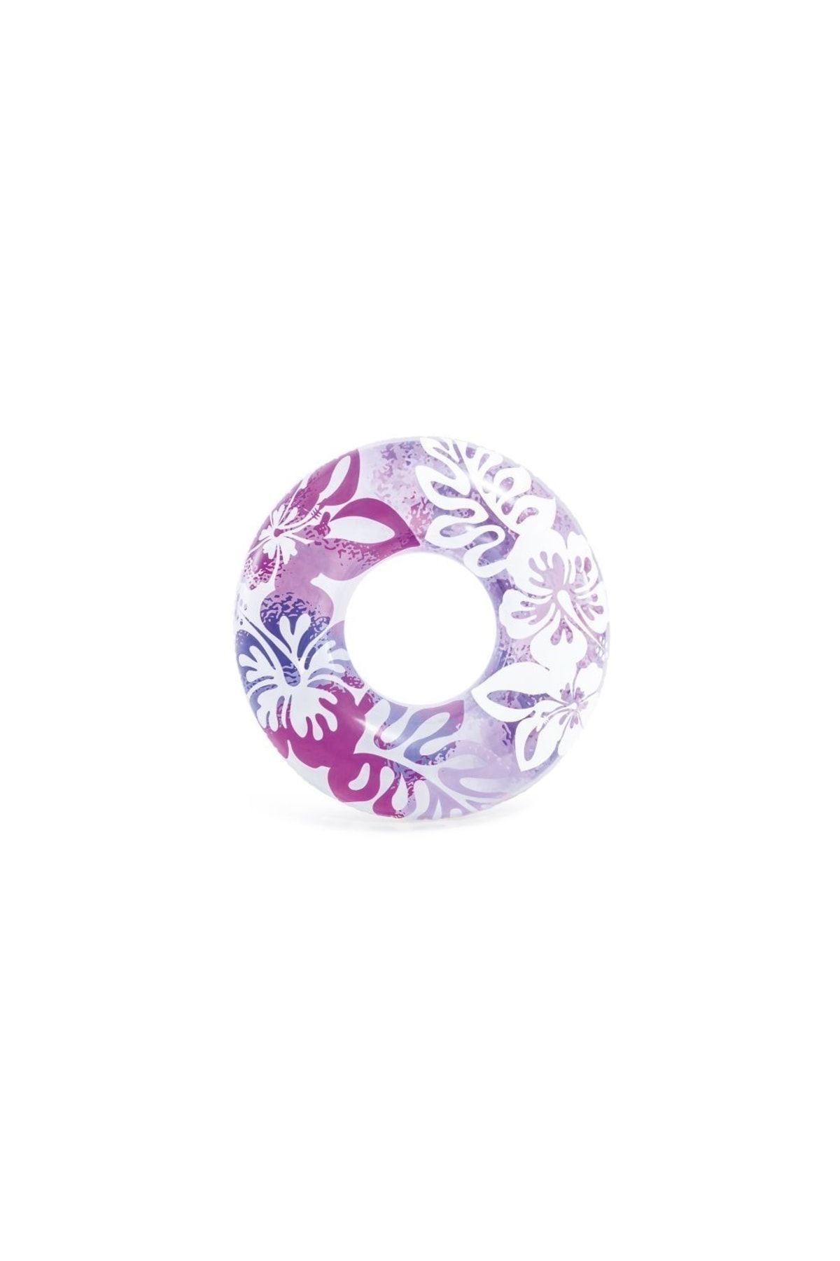 Desenli Simit 91 Cm Mor - Beyaz