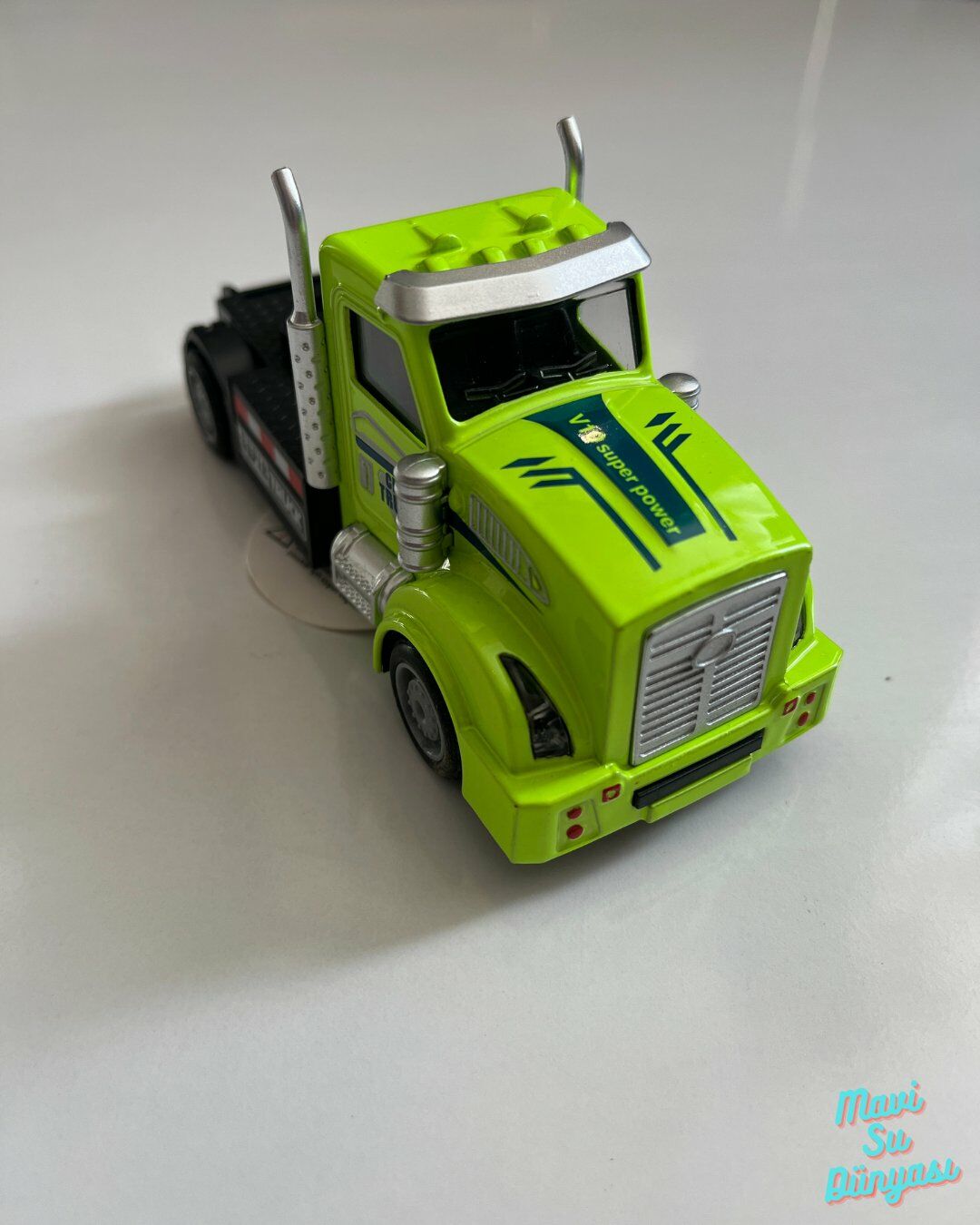 Metal Çek Bırak Tır Kafası Araba 13x5 Cm