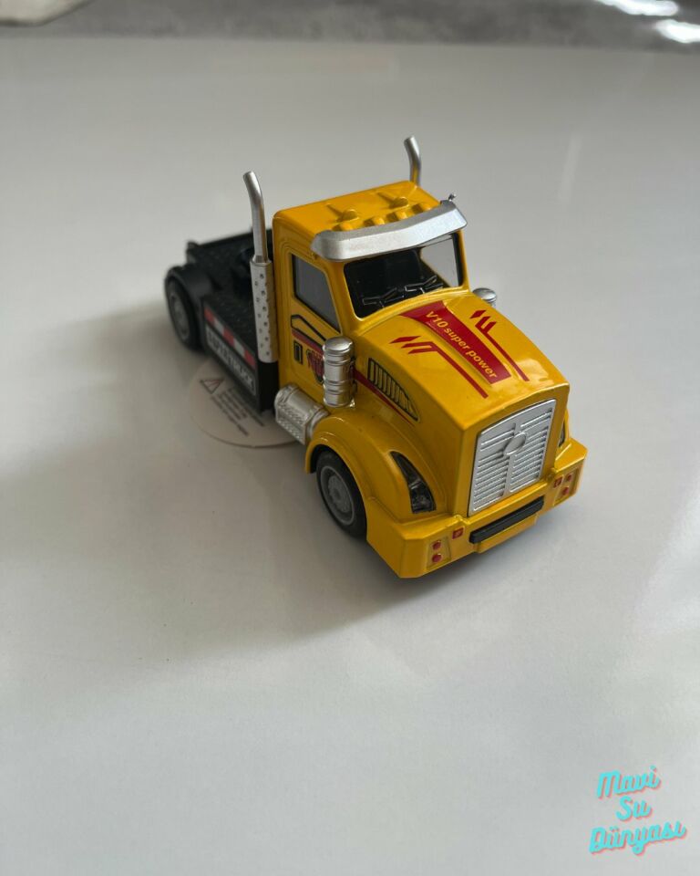 Metal Çek Bırak Tır Kafası Araba 13x5 Cm