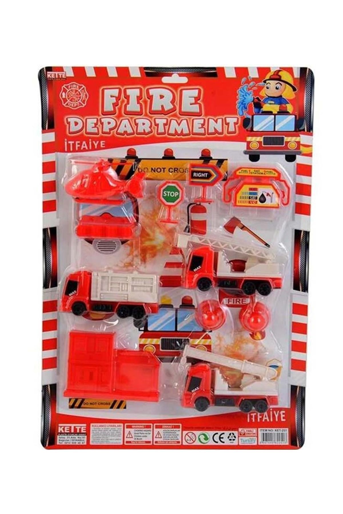 Kartella Full İtfaiye Seti - Mavi Su Dünyası