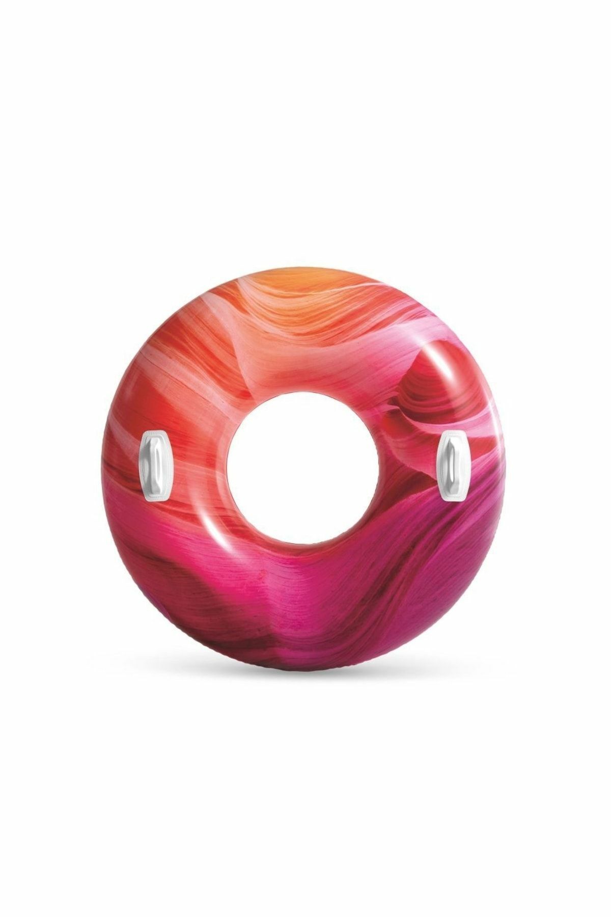 Tutmaçlı Dalga Desenli Simit 114 cm Kırmızı