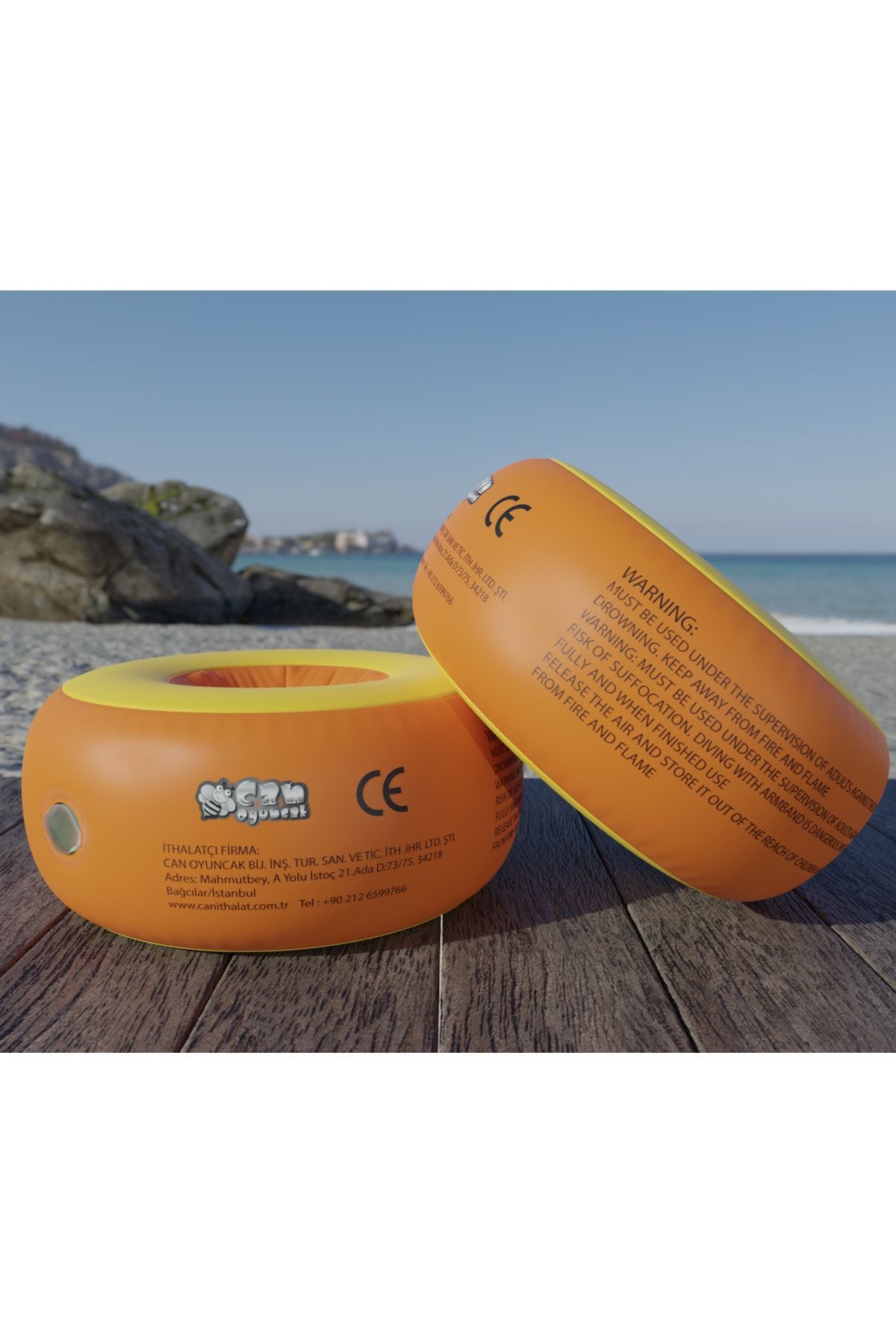 Şişme Süngerli Kolluk Turuncu