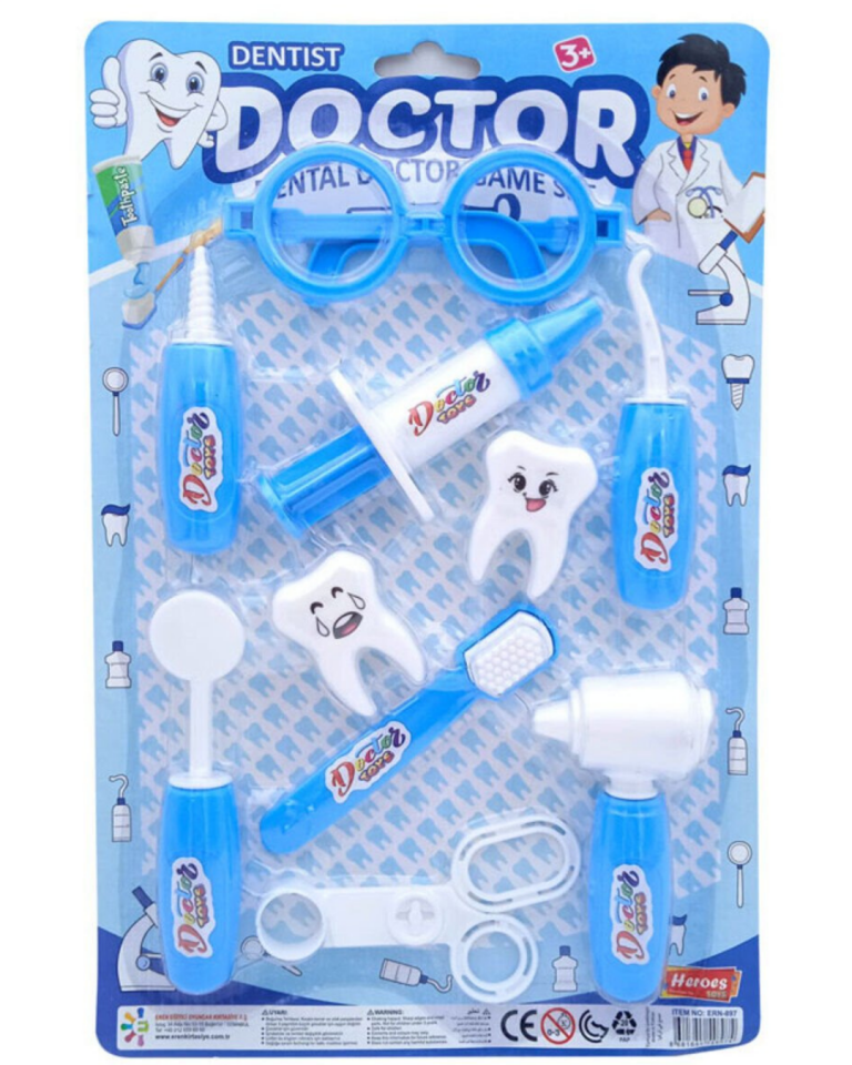 Hereos Erkek Dişçi Seti -  Mavi Su Dünyası