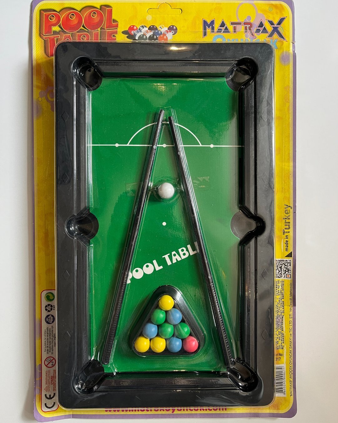 Mini Bilardo Oyunu Oyuncak 31x18 Cm