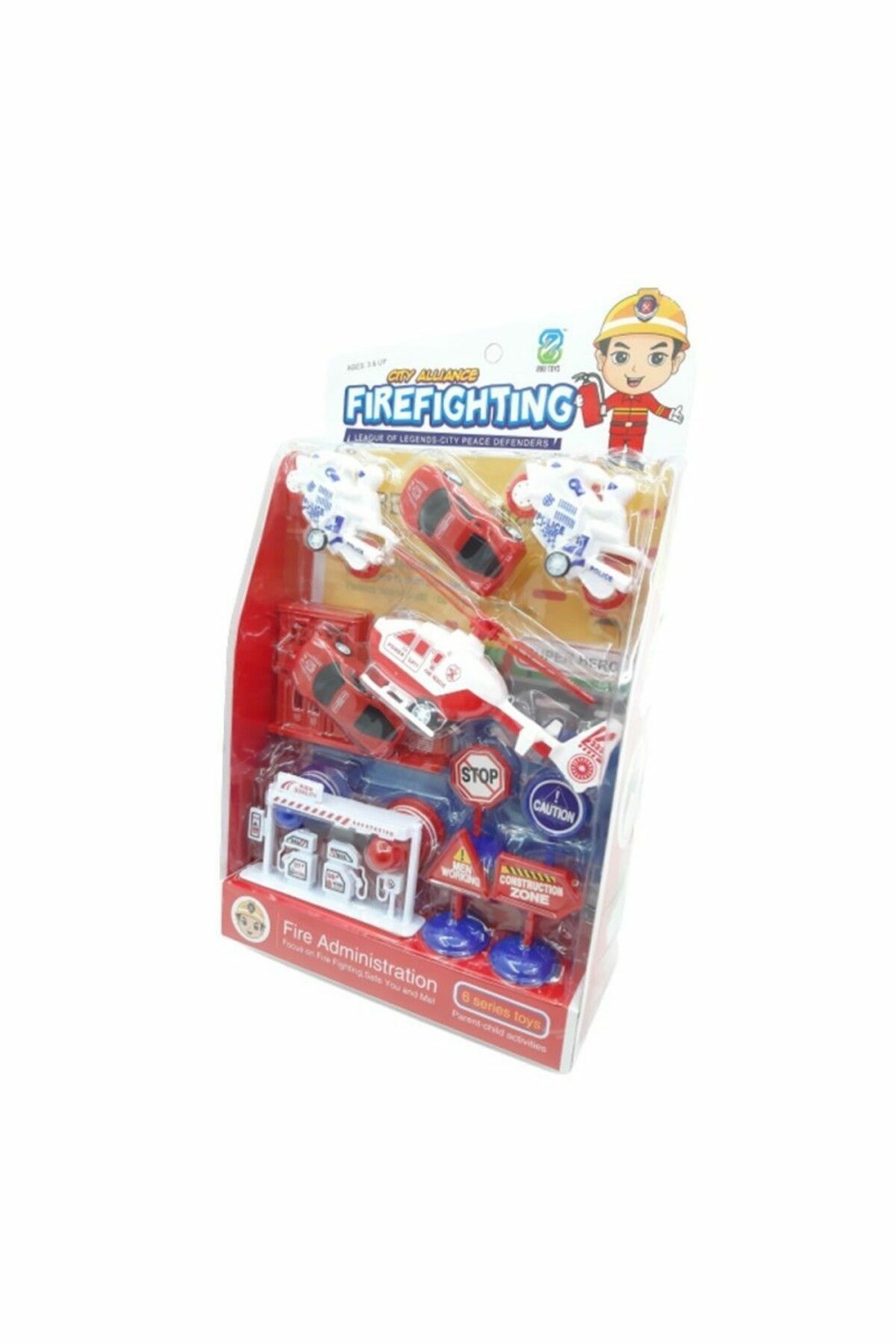 Çek Bıraklı İtfaiye Seti - Mavi Su Dünyası