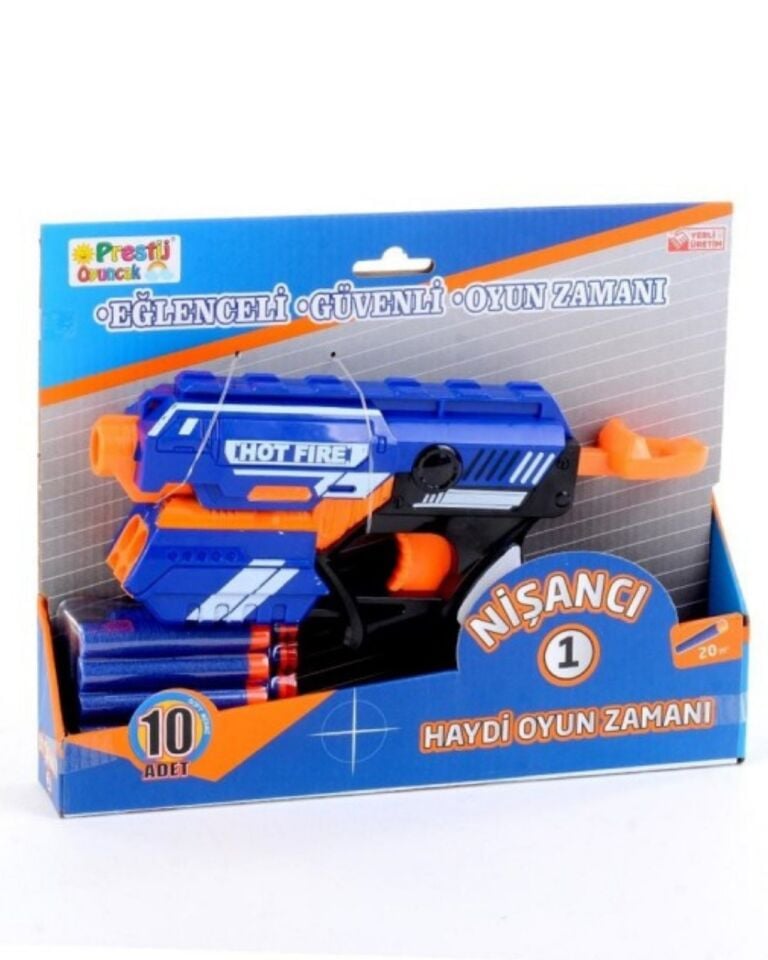 Nişancı Nörf Silahı 10 Adet Mermili
