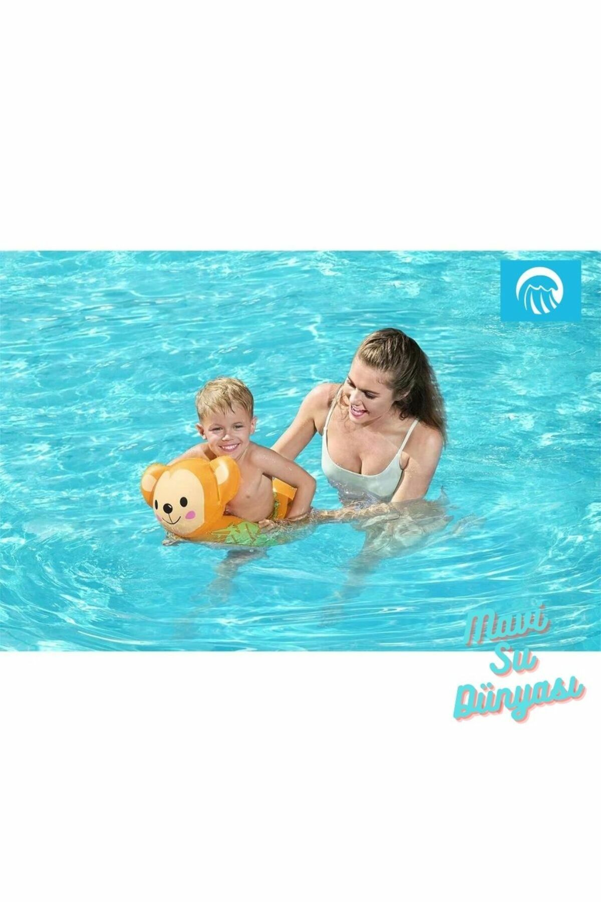 Çocuk Simit Ayıcık Başlı 60 Cm x 53 Cm