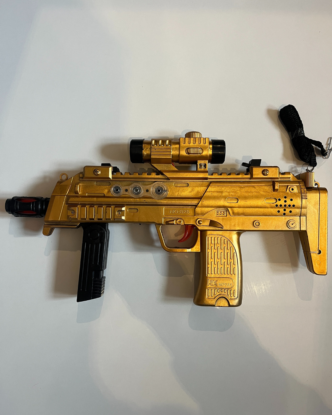 Pilli Lazerli Işıklı Oyuncak Silah