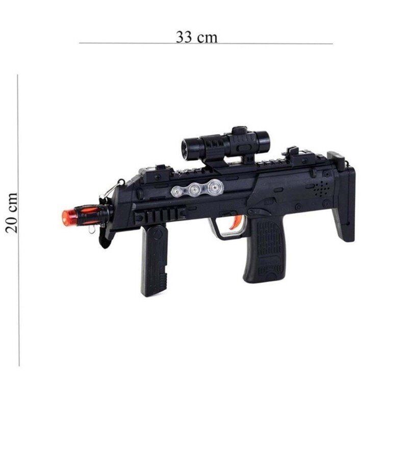 Pilli Lazerli Oyuncak Silah