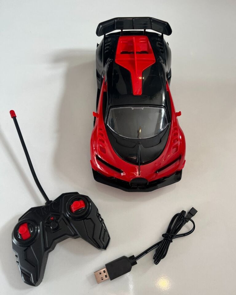 Uzaktan Kumandalı Şarjlı Spor Araba Kırmızı Renk 26x12 Cm