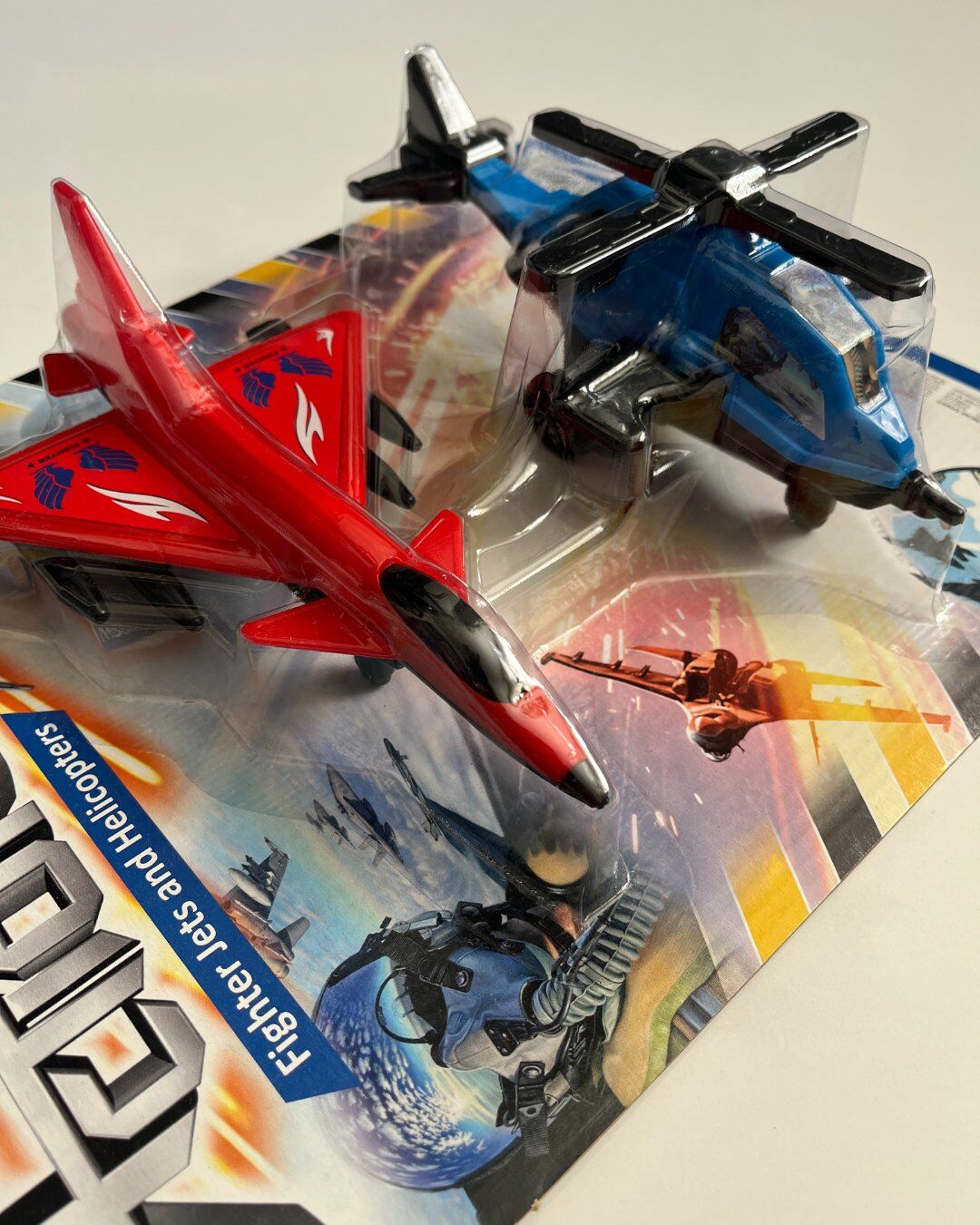 Sürtmeli Uçak ve Helikopter Seti 2' li Set 19x12 Cm