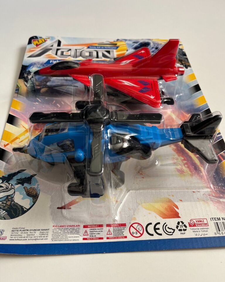Sürtmeli Uçak ve Helikopter Seti 2' li Set 19x12 Cm