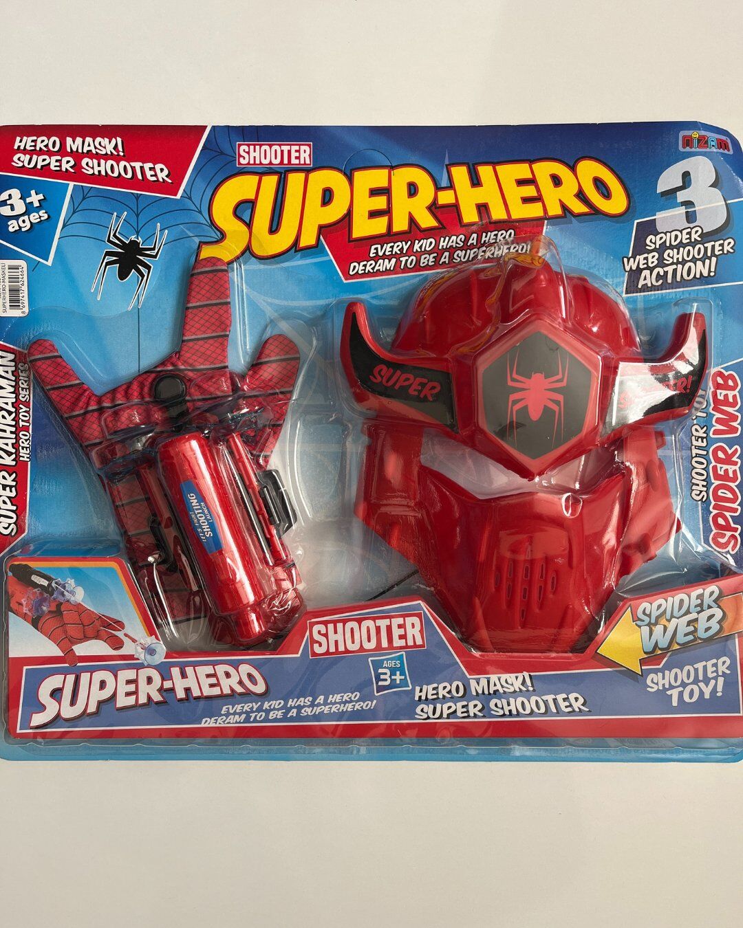 Süperhero Maskeli Set