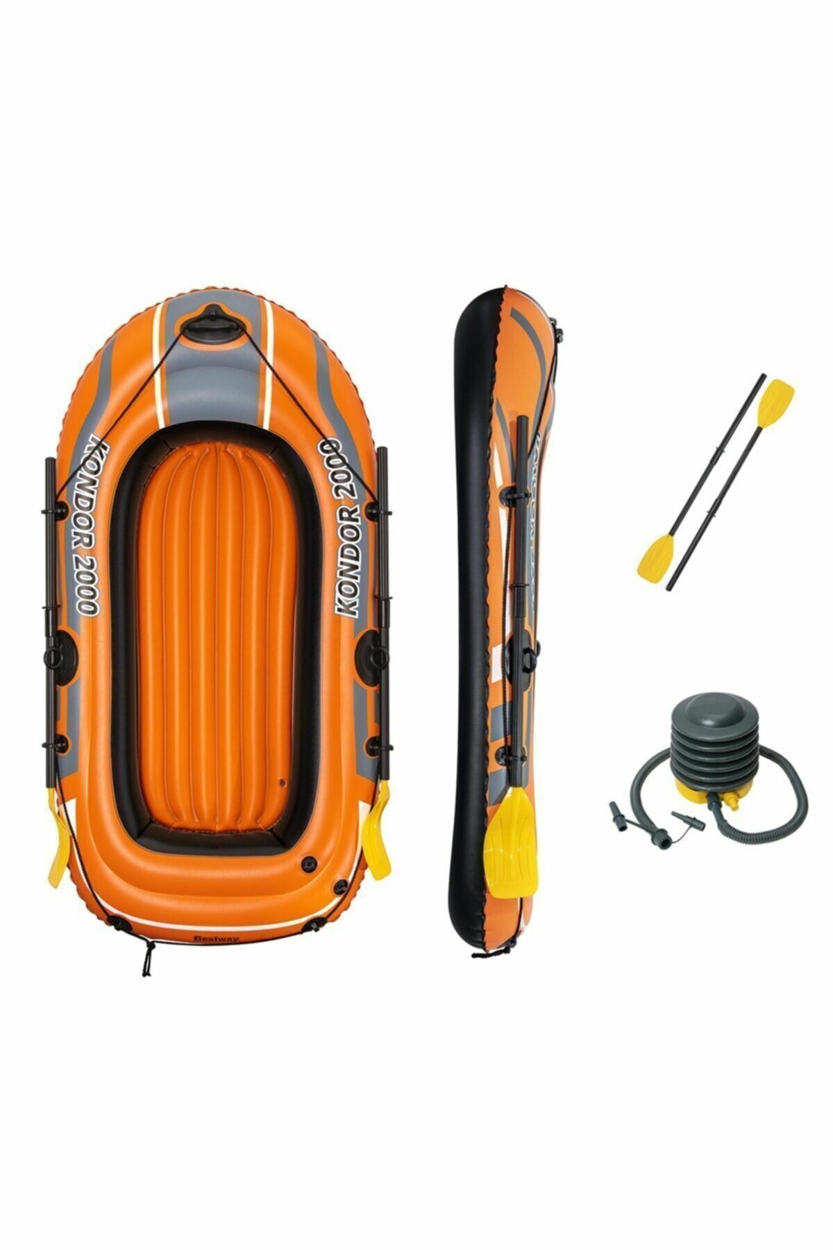 Bestway 2000 Şişme Bot 196 Cm x 114 Cm (Bot, Kürek ve Pompa)