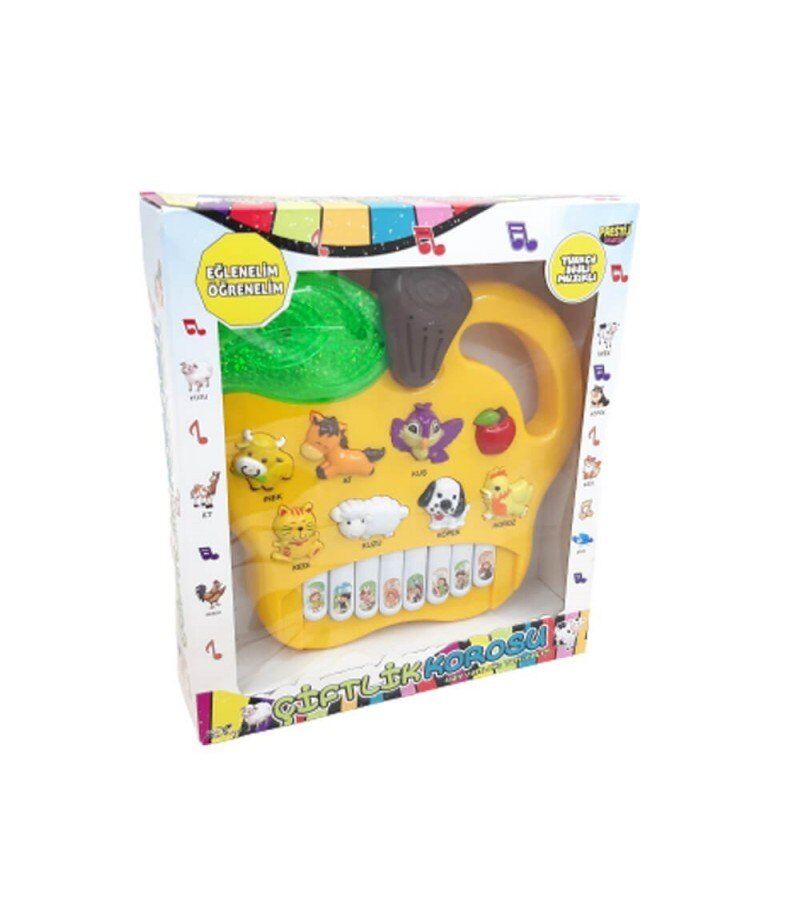 Kutulu Hayvanlı Pilli Elmalı Piano