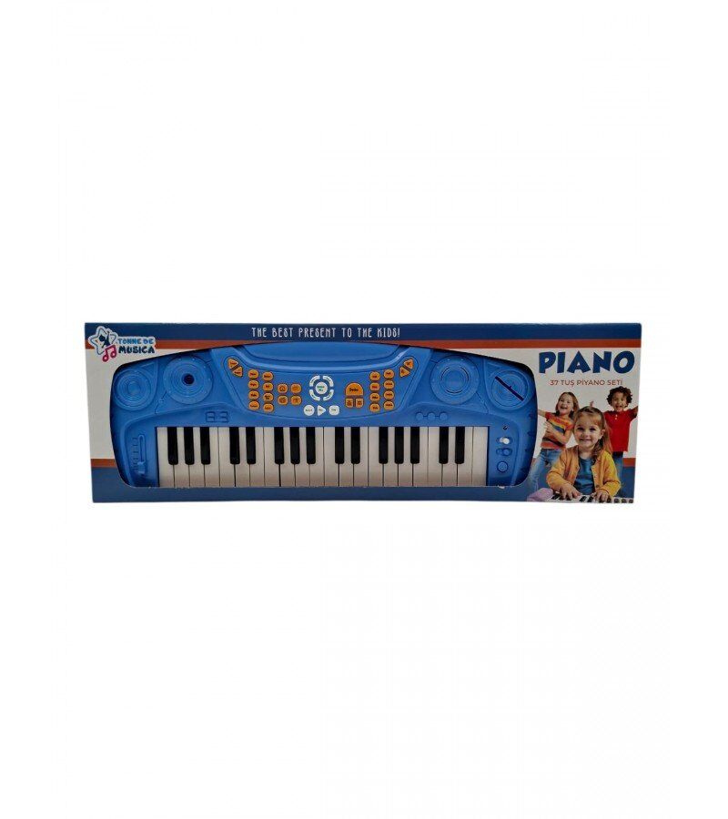 37 Tuşlu Piano Org Mavi