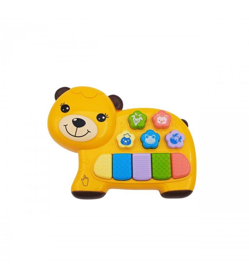 Pianolu Eğitici Ayıcık Turuncu Renk