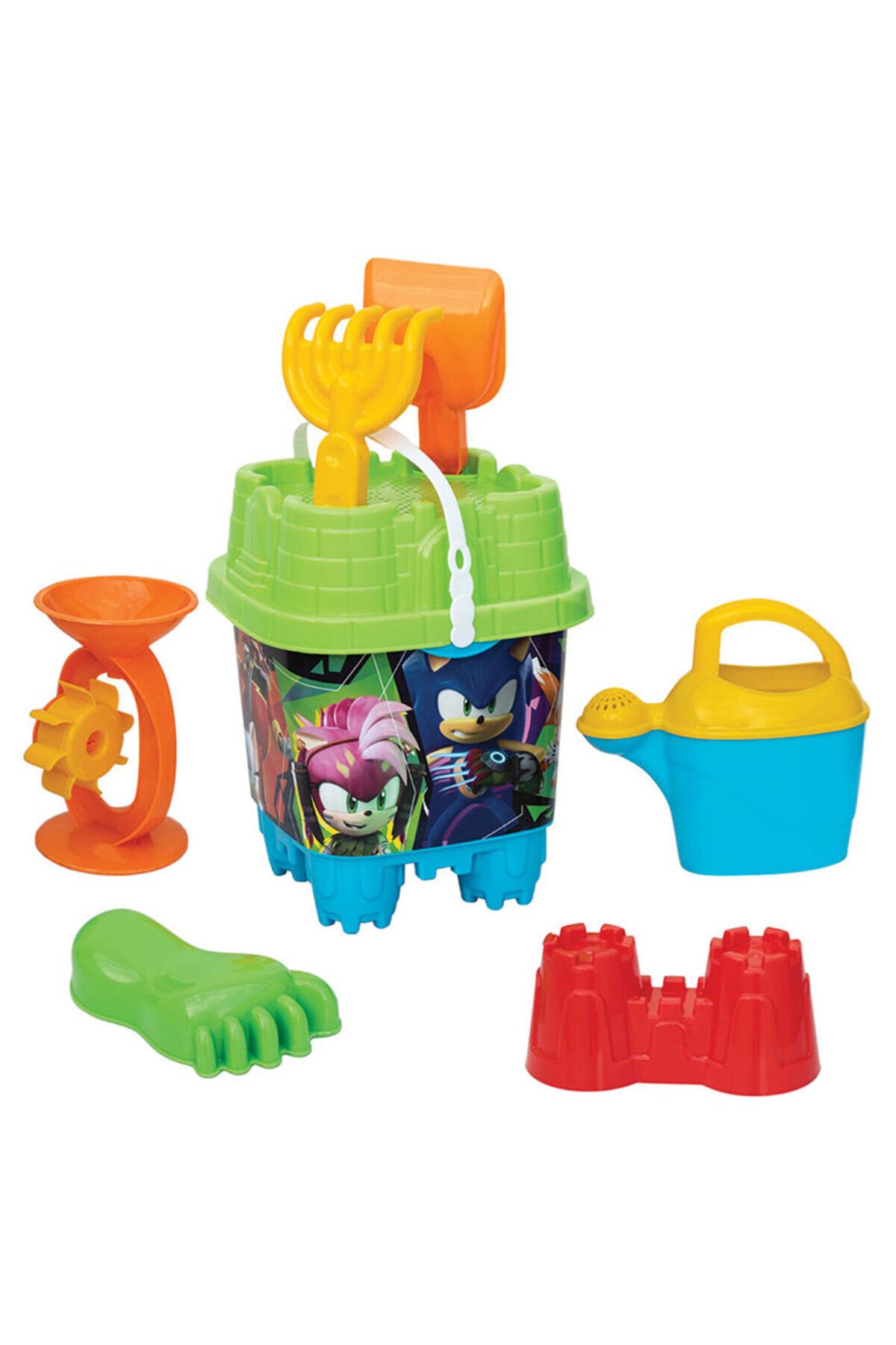 Sonic Büyük Kale Kova ve Su Değirmeni Plaj Seti