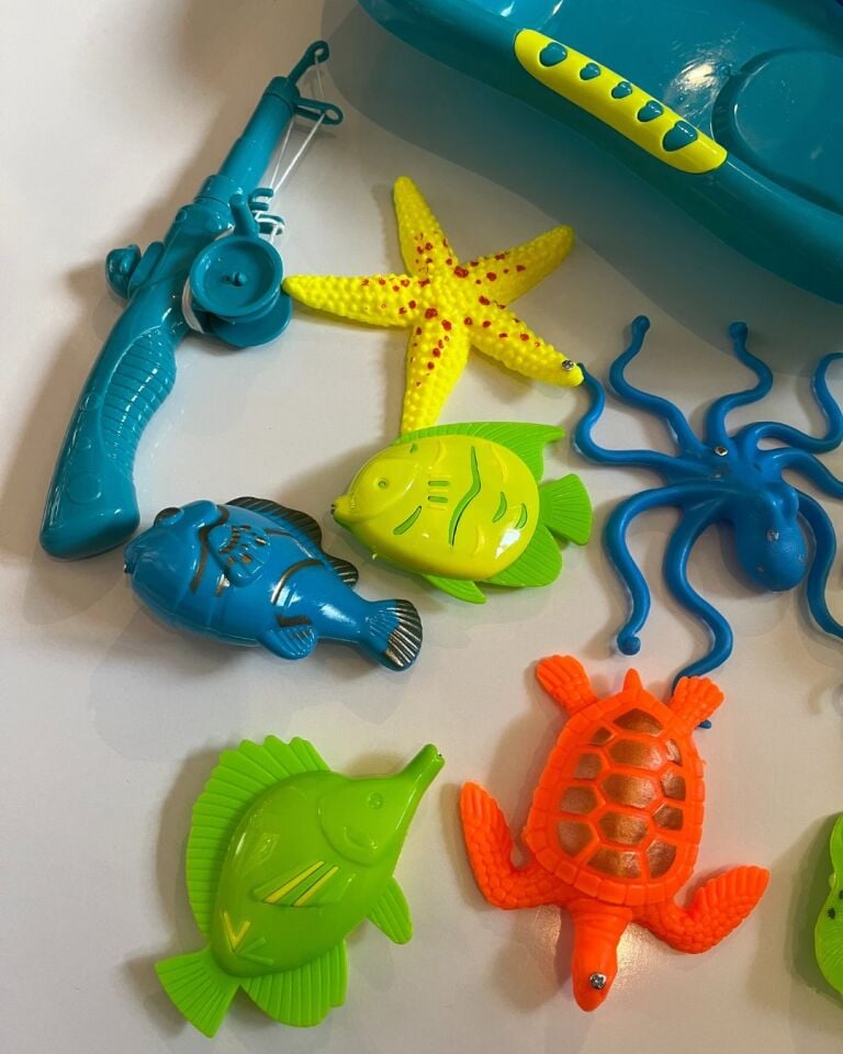 Balık Yakalama Oyunu 12 Parçalık Su Üzerinde Balık Yakalama Oyunu