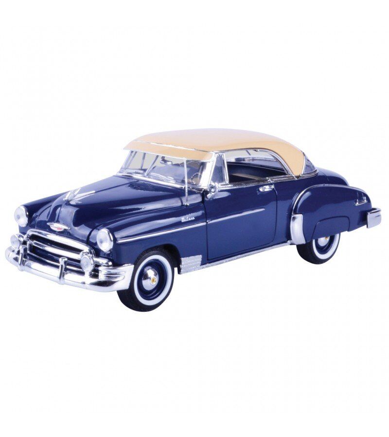 1950 Model Chevy Bel Air 1:18 Ölçekli 30 Cm Lacivert