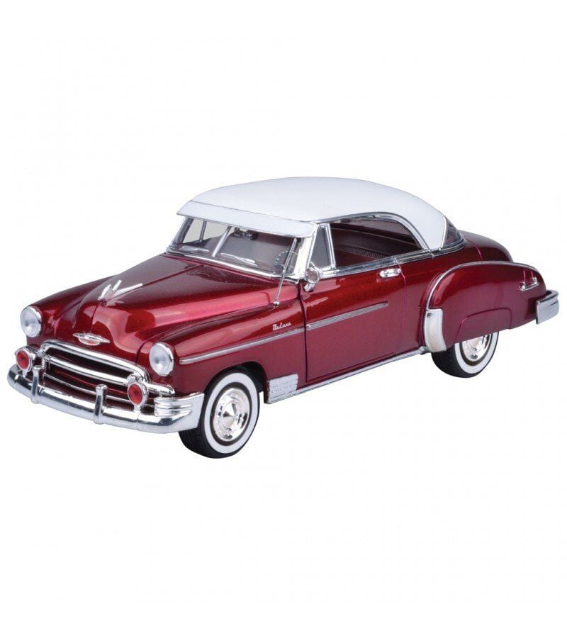 1950 Model Chevy Bel Air 1:18 Ölçekli 30 Cm Kırmızı