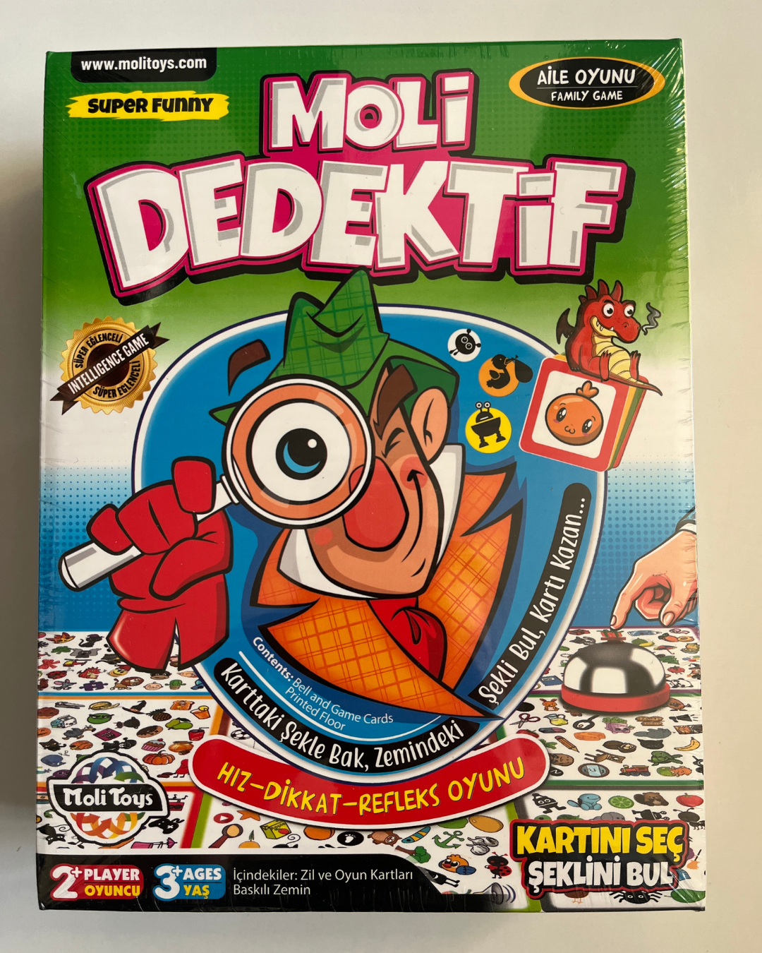 Moli Dedektif  Kartını Seç Şeklini Bul Kutu Oyunları