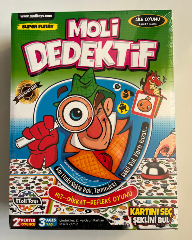 Moli Dedektif  Kartını Seç Şeklini Bul Kutu Oyunları