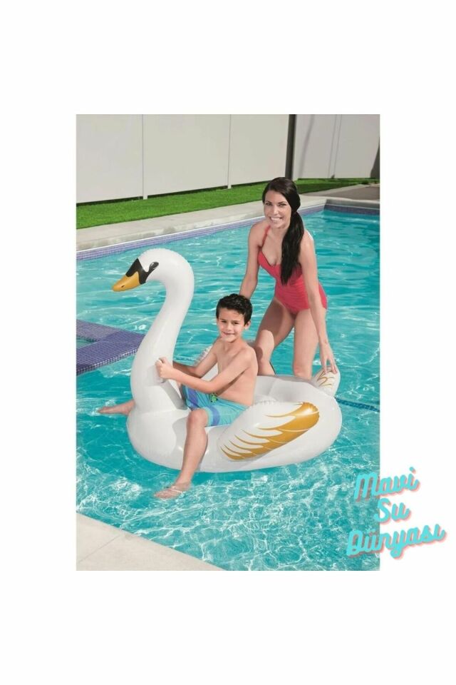 Kuğu Altın Sarı Binici 122 x 122 Cm