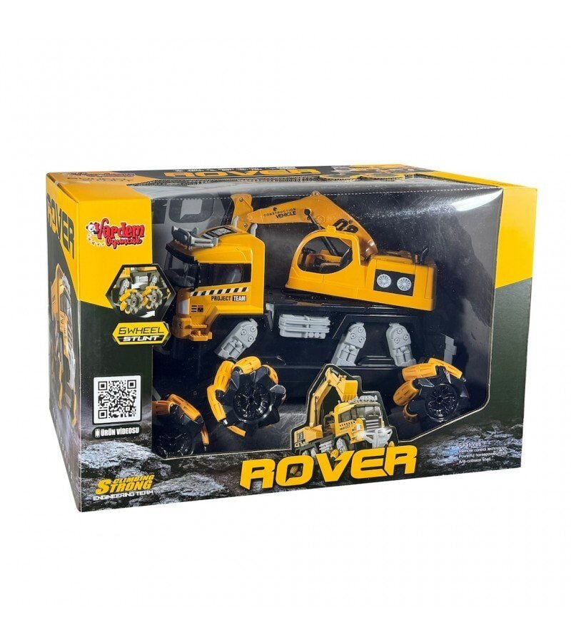 Uzaktan Kumandalı Full Fonksiyon Şarjlı 2.4Ghz 6 Teker Kamyon Kazıcı