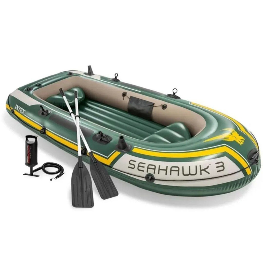 İntex Seahawk 3 Model Bot+Kürek+Pompa Seti 295 x 137 x 43 Cm | Mavi Su Dünyası 68380