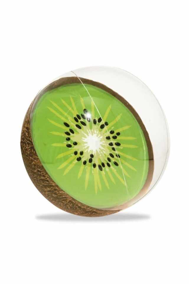 Kivi Meyve Desenli Plaj Topu 46 Cm