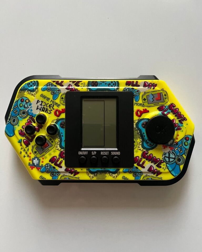 Büyük Tetris Sarı Rengarenk 15x8 Cm