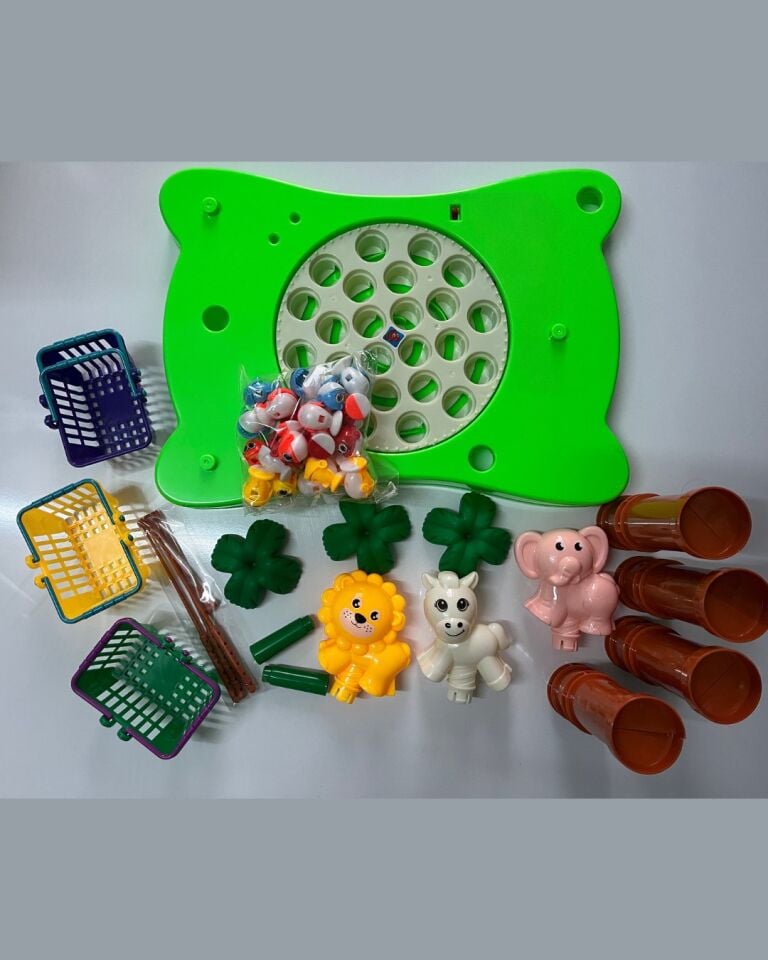 Hayvanat Bahçesi Balık Tutma Oyun Seti | 24 Parça Küçük Balık | Mıknatıslı Yakalama Fonksiyonu