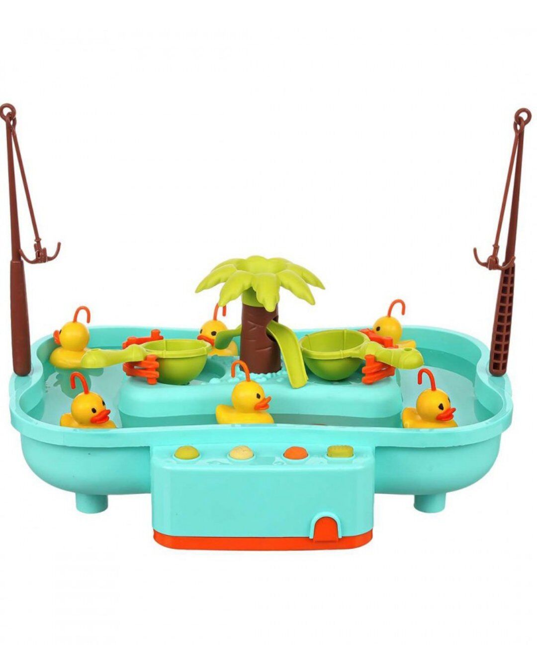 Oltalı Havuzlu Ördek Tutma Oyun Seti | Müzikli Işıklı | Mavi Renkli