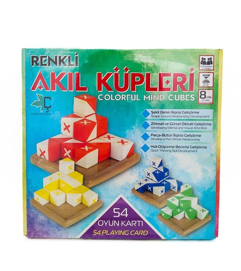 Akıl Küpleri 54 Oyun Kartlı - Mavi Su Dünyası