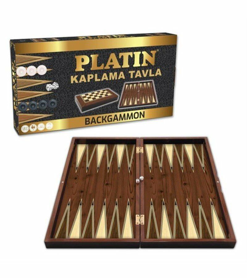 Platin Kaplama Tavla - Mavi Su Dünyası