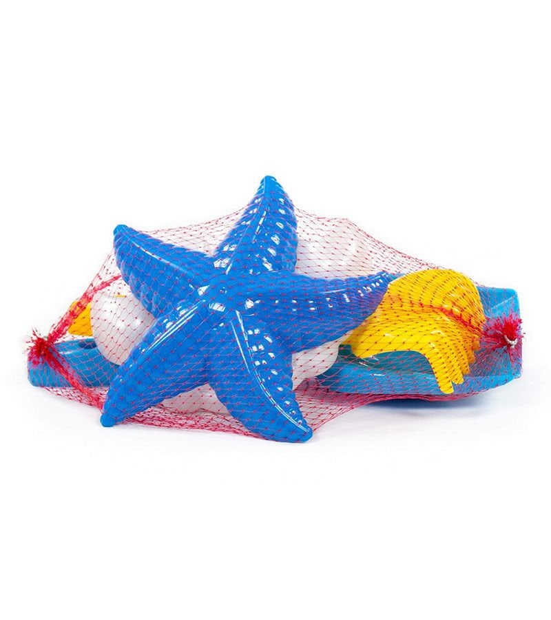 El Küreği, Tırmık, Yengeç ve Deniz Yıldızı 4 lü Plaj Seti